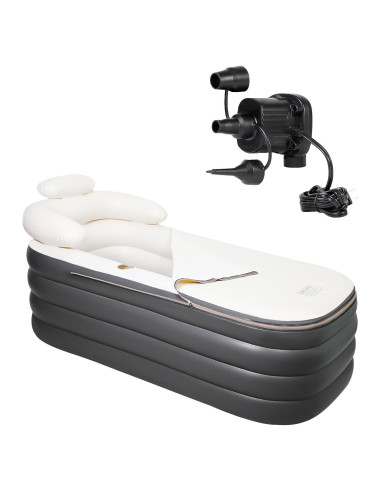 Bañera Inflable Crossing King Plegable para Adultos 151L