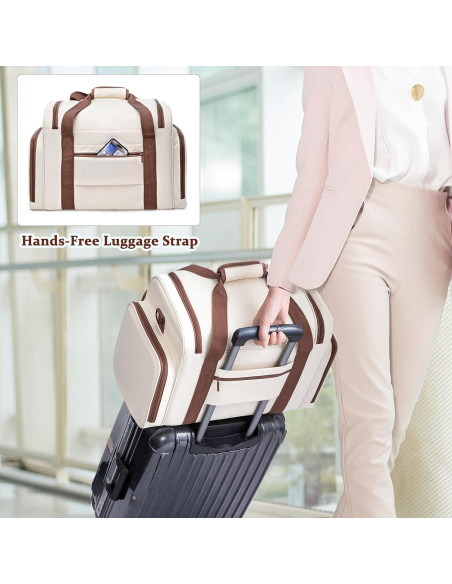 Funda de Máquina de Coser AMOIGEE con Ruedas y Carro Desmontable