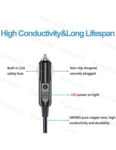 Cargador de coche Hanorld para impresora Brother Pocketjet