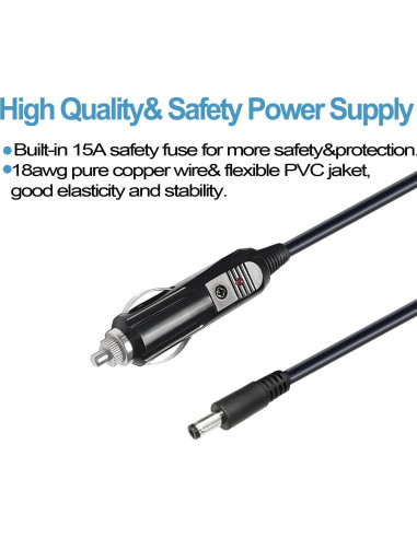 Cargador de coche Hanorld para impresora Brother Pocketjet