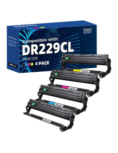 Unidad de tambor compatible Timink DR229CL para Brother - Paquete de 4