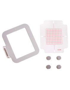 Aro Metálico Magnético 10x10cm para Bordar Brother SA443