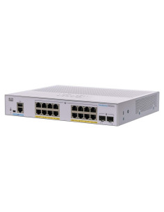 Interruptor Gestionado Cisco CBS350-16P-E-2G PoE+ 16 Puertos