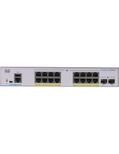 Interruptor Gestionado Cisco CBS350-16P-E-2G PoE+ 16 Puertos 2