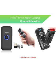 Adaptador AC/DC USBC 5V eeTao para Escáner Eyoyo EY-009L 2