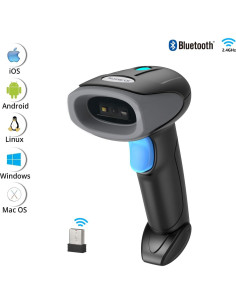 Escáner de Código de Barras Inalámbrico Bluetooth Sumicor 2D 2