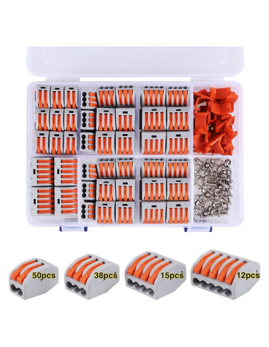 Conectores Eléctricos de Palanca XHF 115 PCS 28-12 AWG