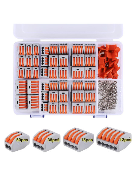 Conectores Eléctricos de Palanca XHF 115 PCS 28-12 AWG