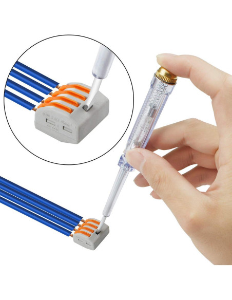 Conectores Eléctricos de Palanca XHF 115 PCS 28-12 AWG