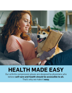 Guantes de Compresión para Artritis Dr. Arthritis - Pequeño Gris 2