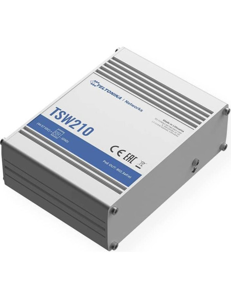 Interruptor Industrial Teltonika TSW210, 8 Puertos Ethernet, 2 SFP