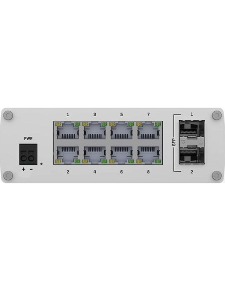 Interruptor Industrial Teltonika TSW210, 8 Puertos Ethernet, 2 SFP