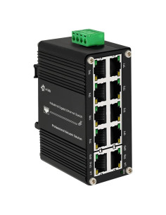 Mini Switch Industrial Steloproad 10 Puertos RJ45 10/100/1000Mbps