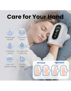 Masajeador de Mano AXV con Calor y Compresión para Artritis 2