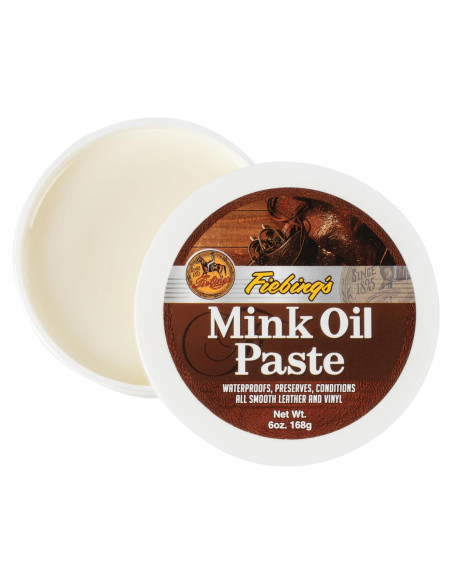 Aceite de visón Fiebing 170 g - Limpiador y acondicionador cuero