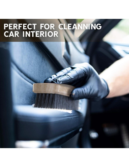 Cepillo de Lint de Madera Clara KONEX - Removedor de Pelos 15.24cm