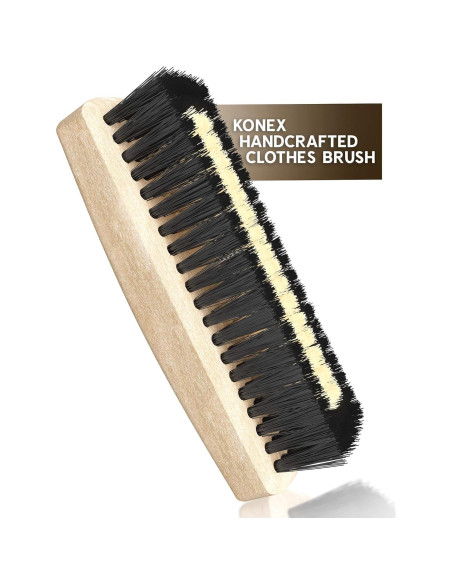 Cepillo de Lint de Madera Clara KONEX - Removedor de Pelos 15.24cm