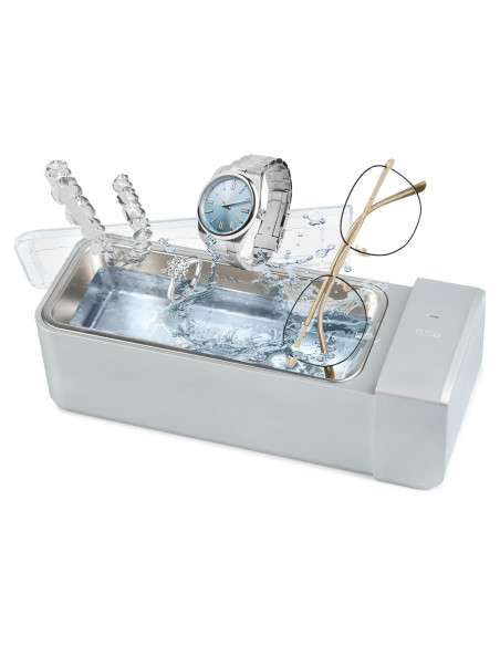 Limpiador Ultrasónico de Joyas Swx 600ml Portátil Gris