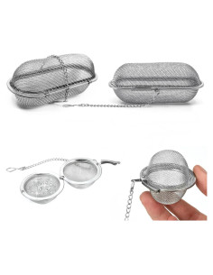 Juego de 4 Cestas de Limpieza Ultrasónica YudeWater - Acero Inoxidable