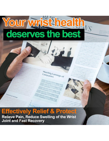 Mangas de Soporte para Muñeca MGANG, Compresión 20-30 mmHg