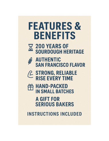 Inicio de Masa Madre NIVZIV 200 Años - Sabor Auténtico San Francisco