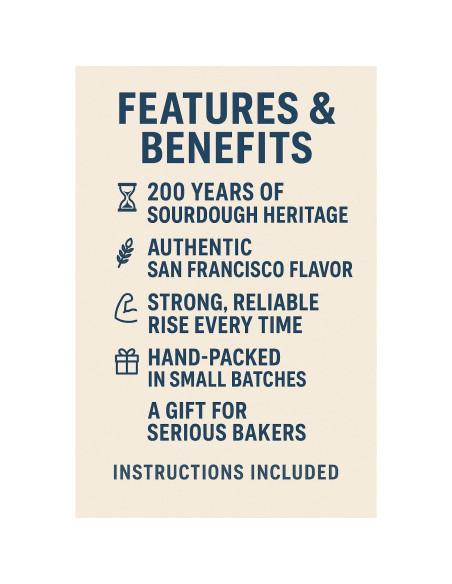 Inicio de Masa Madre NIVZIV 200 Años - Sabor Auténtico San Francisco