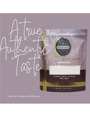 Harina de Teff Marfil 907g Hameruha Sin Gluten Superalimento