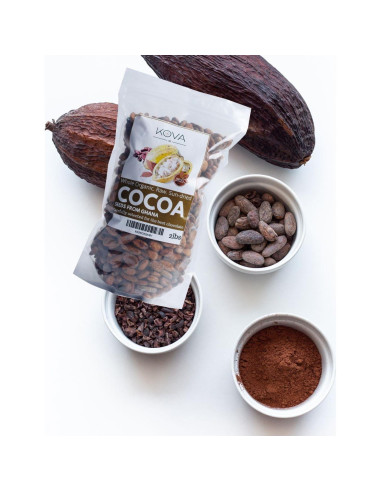 Semillas de Cacao Crudo Orgánico Kovafood 0.91 kg - Chocolate Casero