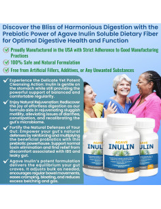 Cápsulas de Inulina de Agave 120 Ct. - Salud Digestiva 2