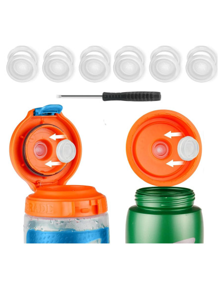 Válvulas de Dispensación Gocola 6 Pzas para Botella Gatorade 32oz