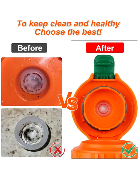 Válvulas de Dispensación Gocola 6 Pzas para Botella Gatorade 32oz