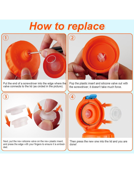 Válvulas de Dispensación Gocola 6 Pzas para Botella Gatorade 32oz