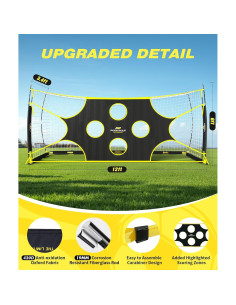 Red de Objetivo de Fútbol PodiuMax 3.66x1.83m Práctica 2