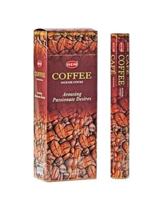 Incienso HEM - Caja 6 Tubos de 20 Varitas - Calidad Premium