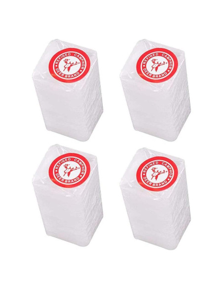 Bloques de Alcanfor Puro Refinado - Hecho en India - 4 Tabletas