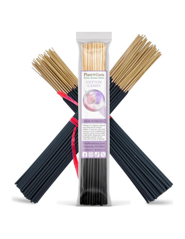 Incienso Natural Plant Guru Algodón de Azúcar 28 cm - 50 Varitas