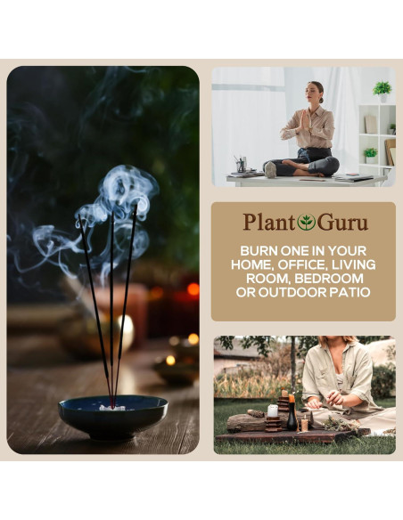 Incienso Natural Plant Guru Algodón de Azúcar 28 cm - 50 Varitas