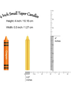 Tobeape 24 Velas Taper Multicolor 10.16 cm para Rituales 2