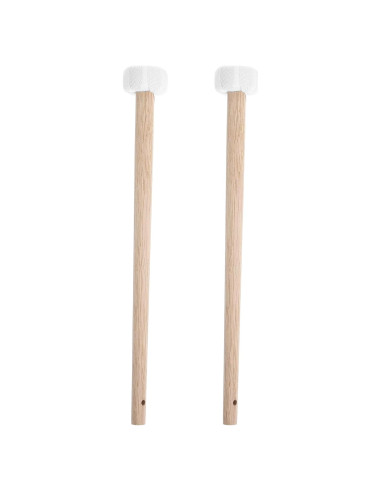 2 Mallets de Timpani de Madera 26cm para Percusión
