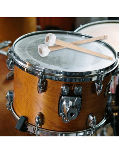 2 Mallets de Timpani de Madera 26cm para Percusión 2
