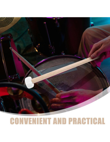 2 Mallets de Timpani de Madera 26cm para Percusión