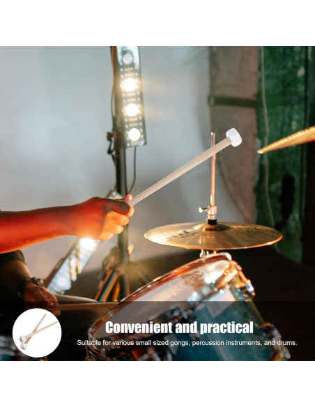2 Mallets de Timpani de Madera 26cm para Percusión