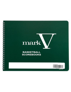 Libro de Puntuaciones de Baloncesto Unique Sports Mark V - Tapa Dura 30 Juegos
