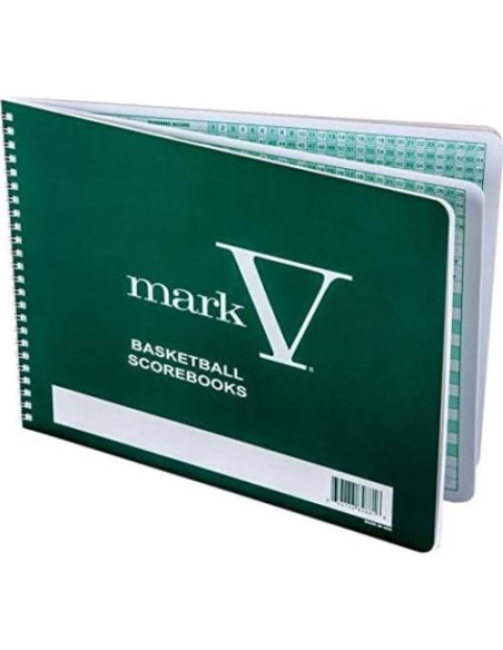 Libro de Puntuaciones de Baloncesto Unique Sports Mark V - Tapa Dura 30 Juegos