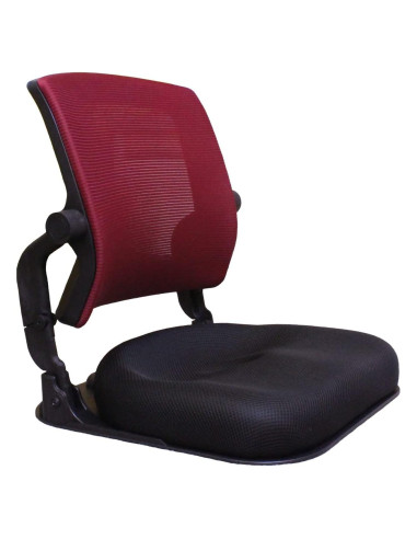 Silla de Suelo Plegable HiHip con Soporte para Espalda Vino