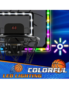 Aro de Baloncesto Interior Jugana con Luz LED y Marcador 2