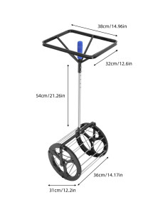 Recogedor de Pelotas de Tenis GDNTMU Ajustable 80 Pelotas 2