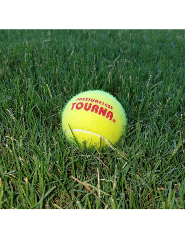 Bolsa de Malla Tourna con 18 Pelotas de Tenis Sin Presión