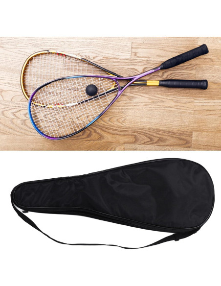 Funda para Raqueta de Squash Yuecoom 71cm Acolchada Negra