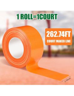 Cinta de Marcado Temporal Fullhawl 80m x 7cm Naranja 2